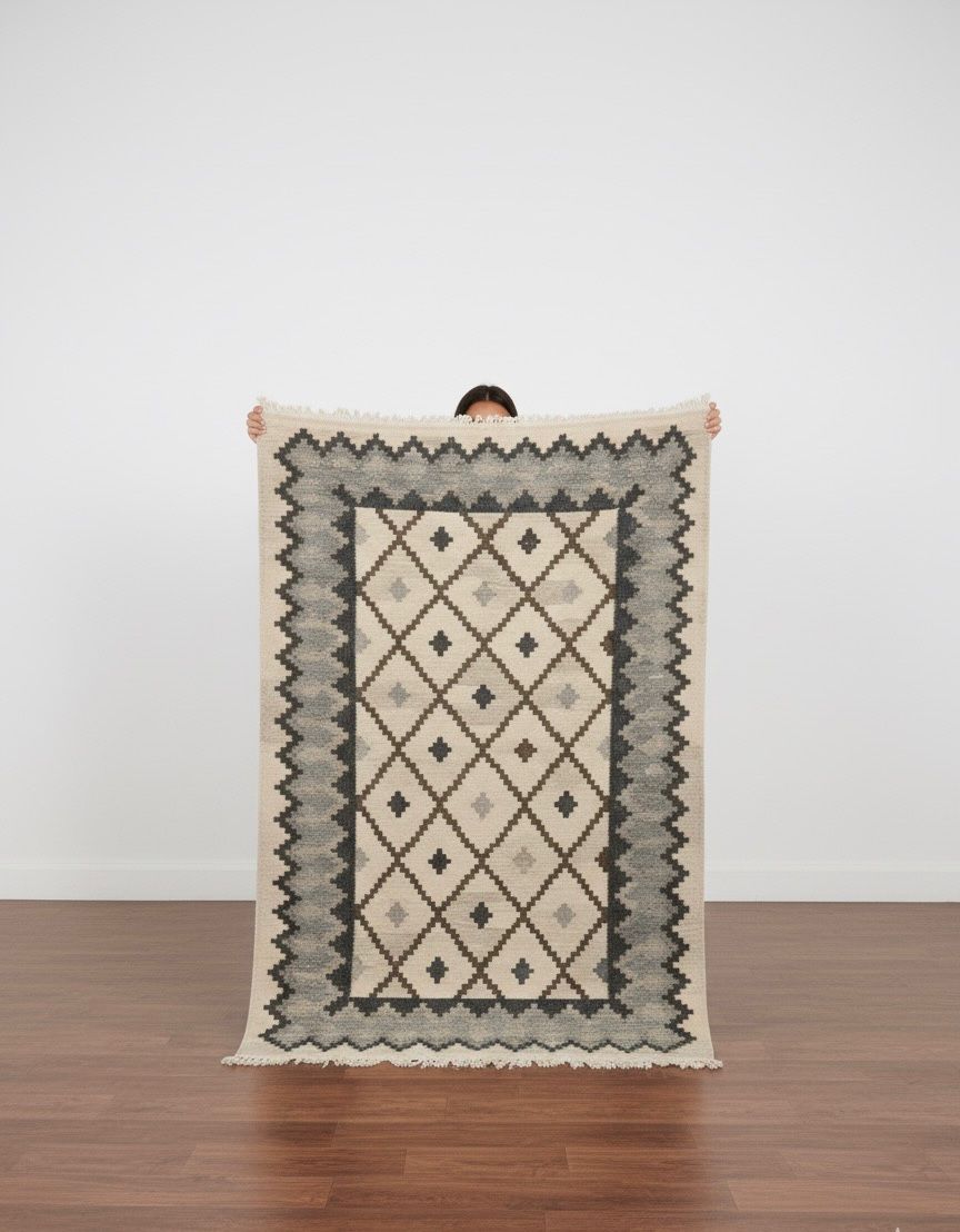 Desert Lattice Dhurrie