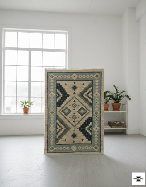 Aqua Diamond Triba Dhurrie