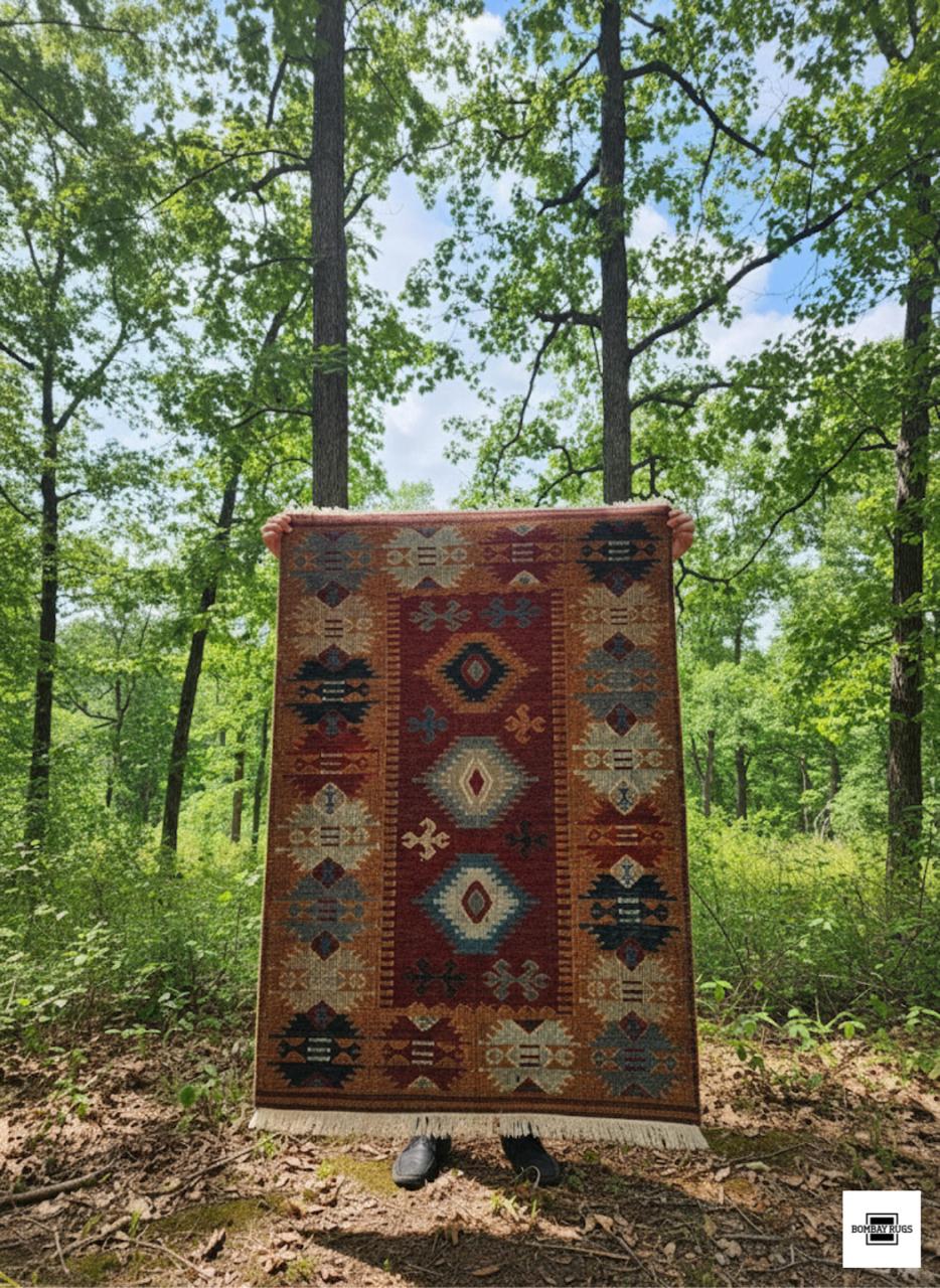 Vintage Nomadic Medallion Dhurrie