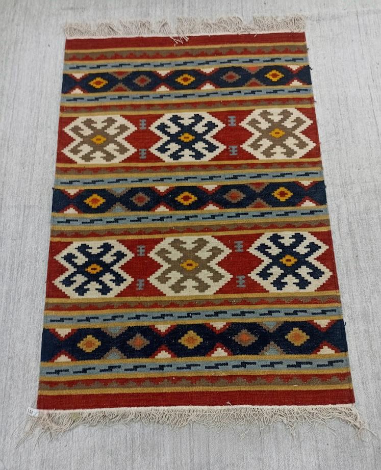 Vintage Nomadic Symbol Dhurrie