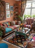Southwestern Multicolor Kilim Dhurrie