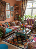 Southwestern Multicolor Kilim Dhurrie
