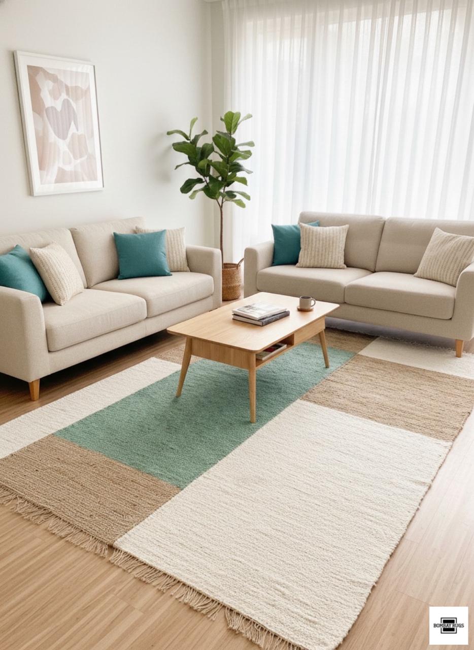 Contemporary Colorblock Rug