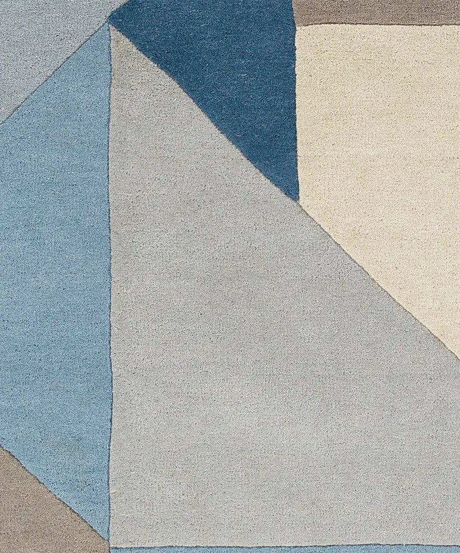 Modern Polygon Shapes Rug