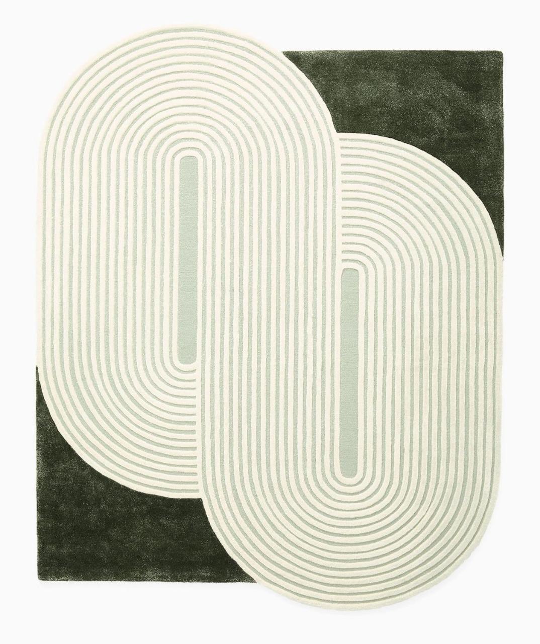 Dual Arc Geometry Rug