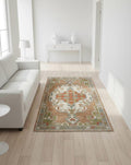 Ivory Blossom Medallion Rug