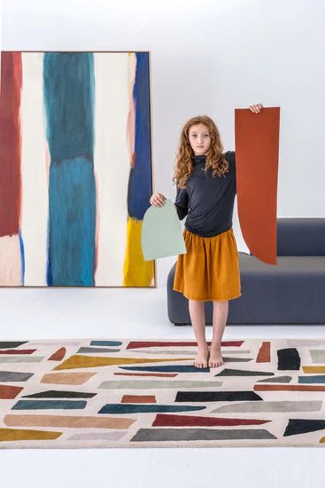 Abstract Terra Mosaic Rugs