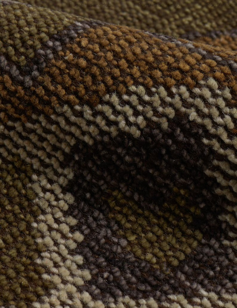 Vintage Brown Tribal  Handknotted Rugs