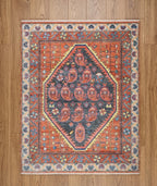 Multicolor Medallion Handknotted Rugs