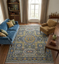 Traditional Medallion Handknotted Rug