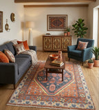 Multicolor Medallion Handknotted Rugs