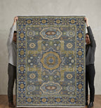 Traditional Medallion Handknotted Rug