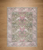 Pink and Green  Tribal Handknotted Rugs