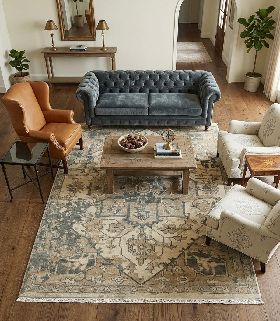 Modern Serapi Handknotted Rugs