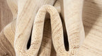 Hand-Knotted Gabbeh Rug - Earthy Sand & Mocha