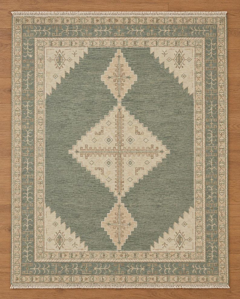 Hand-Knotted Charcoal Grey Modern Gabbeh Wool Rug