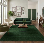 Vintage-Inspired Geometric Tribal Handknotted Rugs