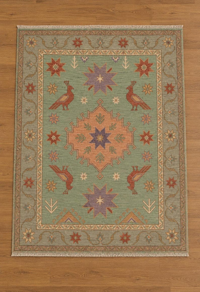 Bohemian Amber Tapestry Handknotted Rugs