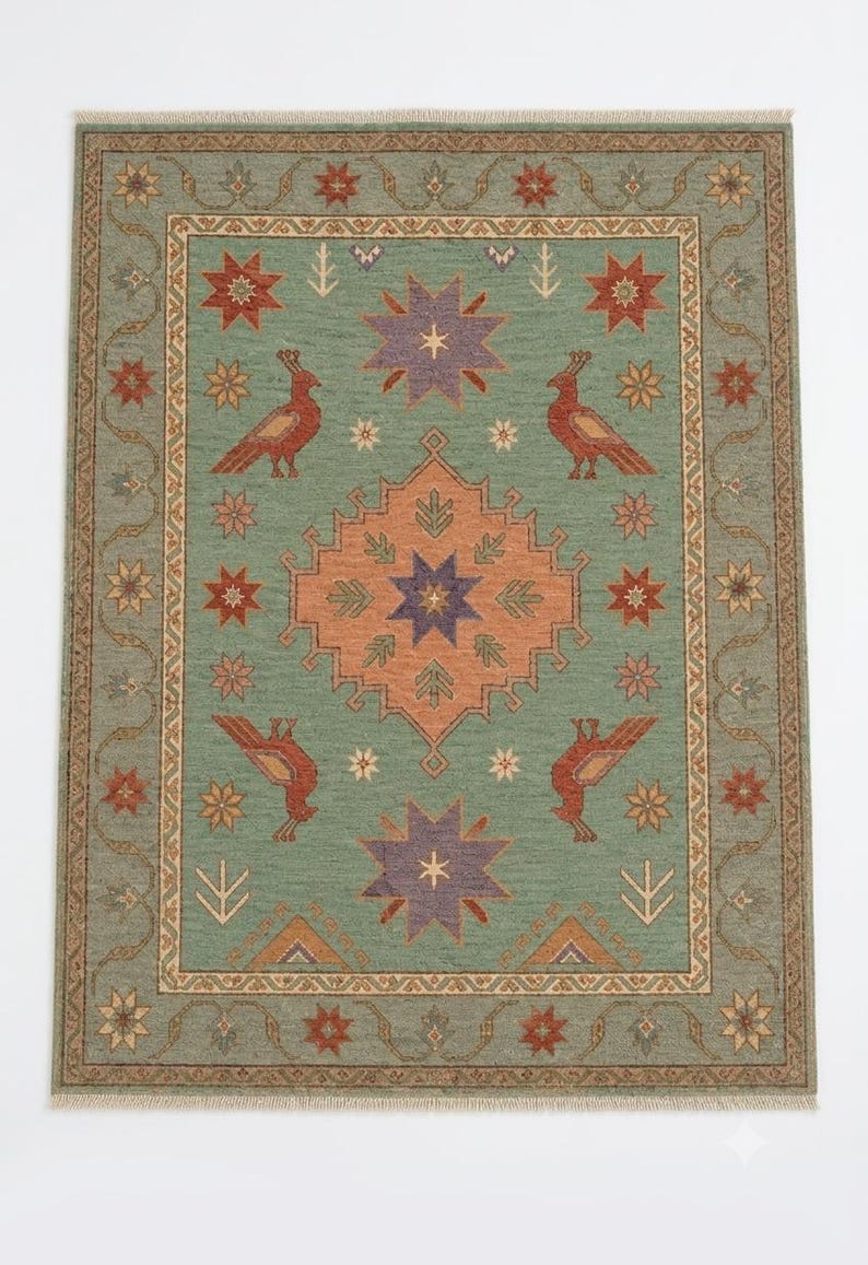 Bohemian Amber Tapestry Handknotted Rugs