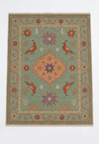 Bohemian Amber Tapestry Handknotted Rugs
