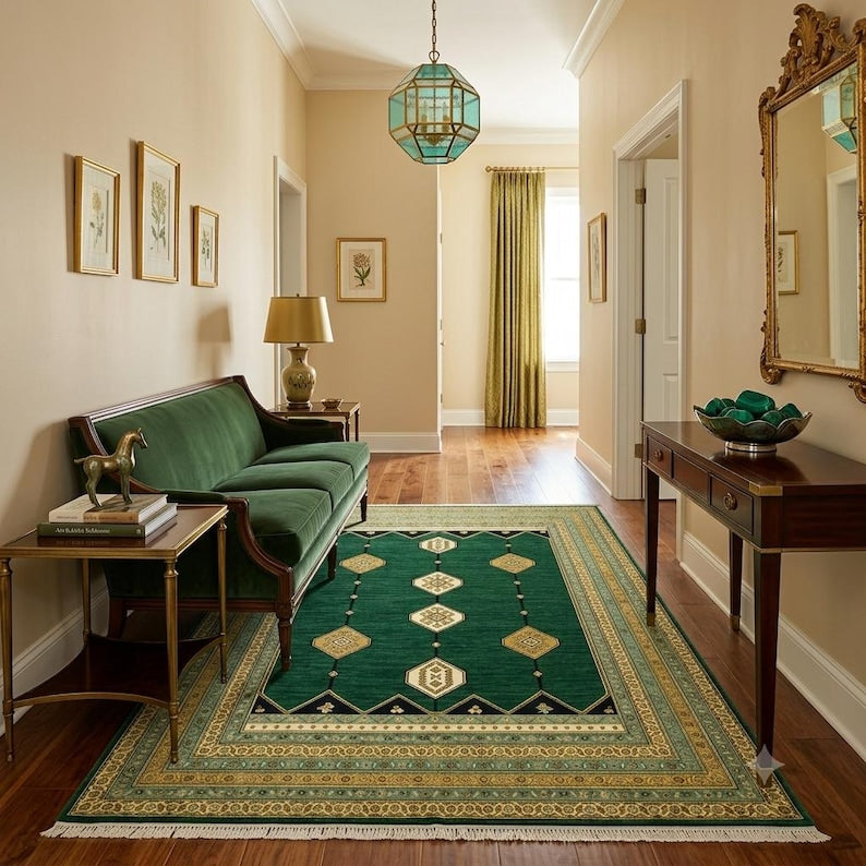 Traditional Style Hand-Knotted Rug