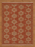 Hand-Knotted Sky Blue Gabbeh Rug with Tribal Floral Accents