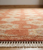 Hand-Knotted Sky Blue Gabbeh Rug with Tribal Floral Accents