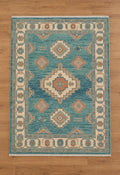 Hand-Knotted Gabbeh Tree of Life Rug in Cream and Multi-Color