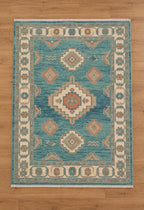 Hand-Knotted Gabbeh Tree of Life Rug in Cream and Multi-Color