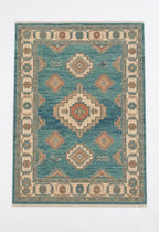 Hand-Knotted Gabbeh Tree of Life Rug in Cream and Multi-Color