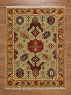 Aqua Bark Rug