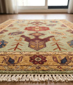 Aqua Bark Rug