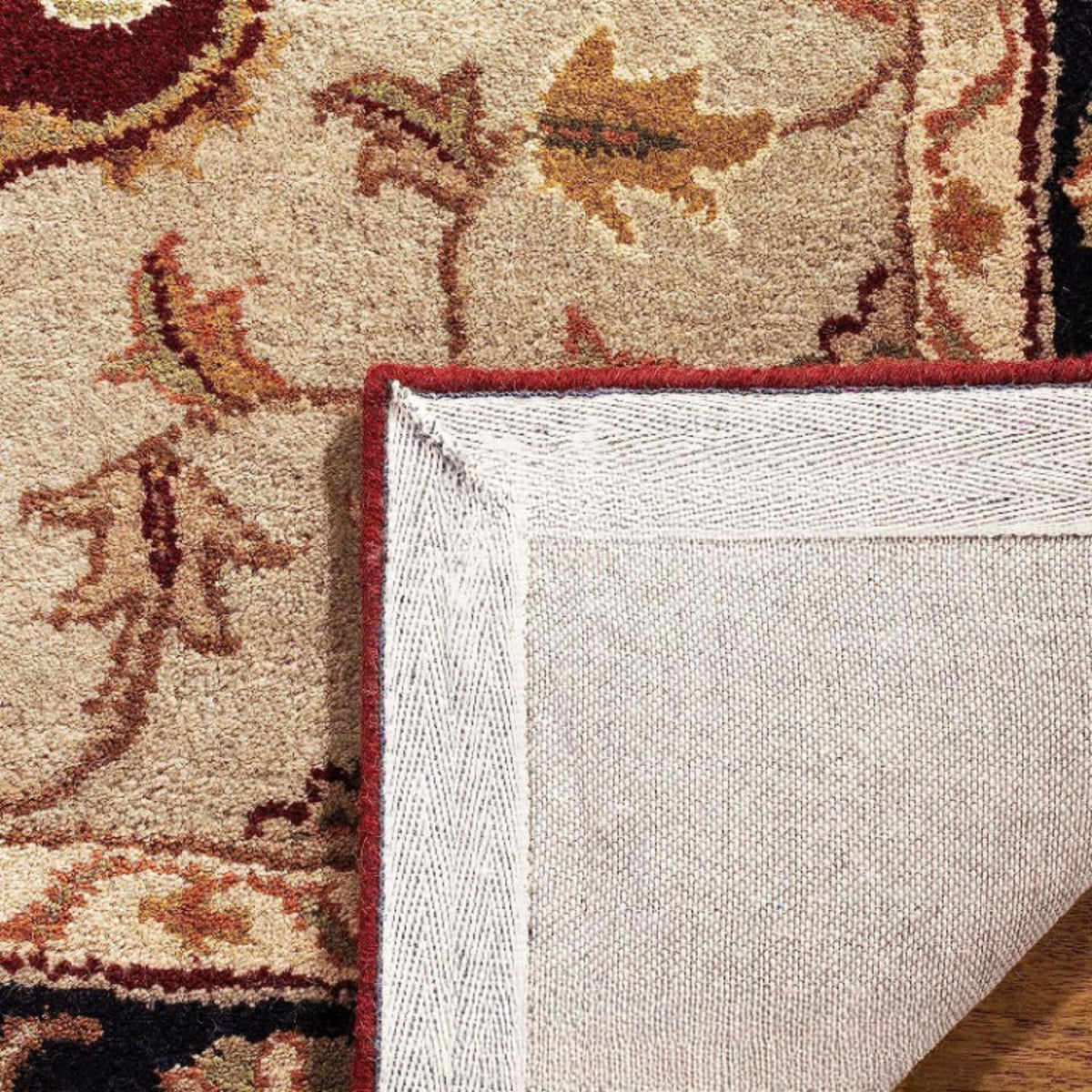 Hand-Tufted Traditional Persian-Inspired Wool Area Rug