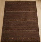 Crimson Geometry Rug