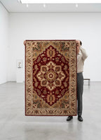 Hand-Tufted Traditional Persian Style Area Rug