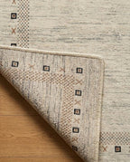 Hand-Knotted Modern Gabbeh Wool Rug