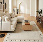Hand-Knotted Modern Gabbeh Wool Rug