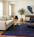 Hand-Knotted Mustard Gabbeh Rug with Tribal Motifs