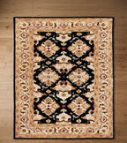 Handtufted Elegant Persian-Inspired Oushak Rug