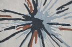Celestial Burst Hand-tufted Round Rug