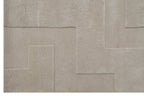 Elegant Hand-tufted Tone-on-Tone Rug