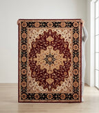 Hand-Tufted Traditional Persian-Inspired Wool Area Rug