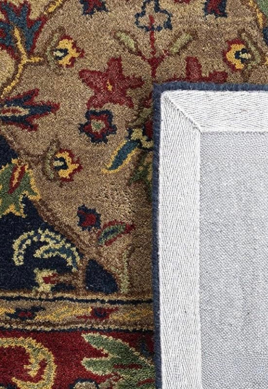 Artisan Hand-Tufted Multi-Patterned Persian-Style Accent Rug
