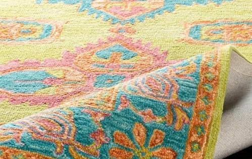 Premium Hand-Tufted Botanical Accent Rug