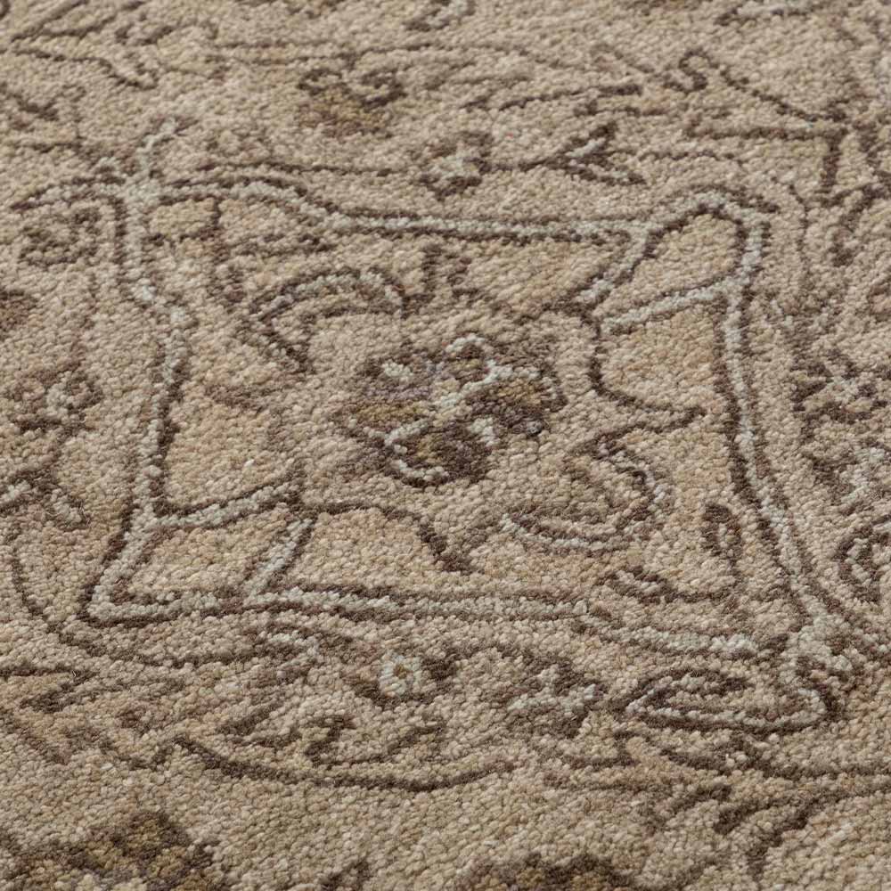 Luxury Hand-tufted Botanical Border Area Rug
