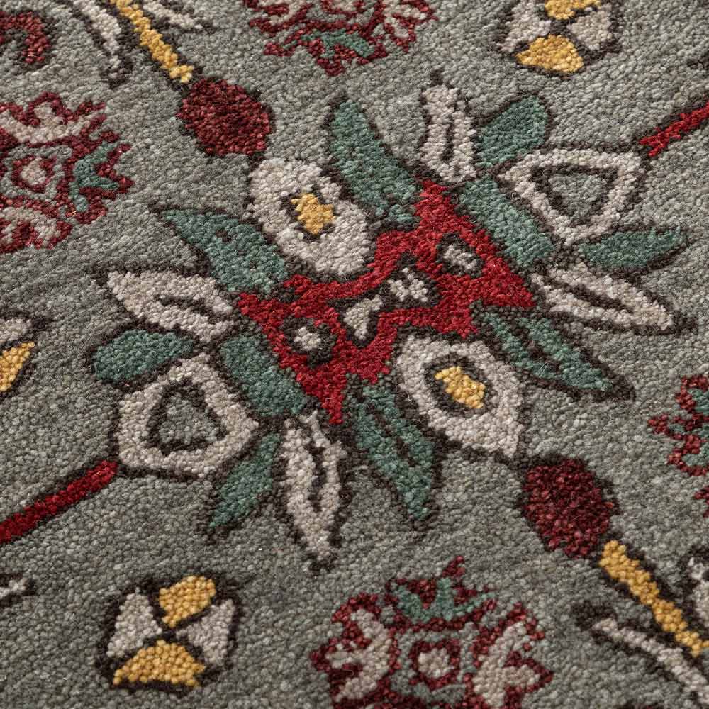 Hand-Tufted Premium Heritage Medallion Area Rug