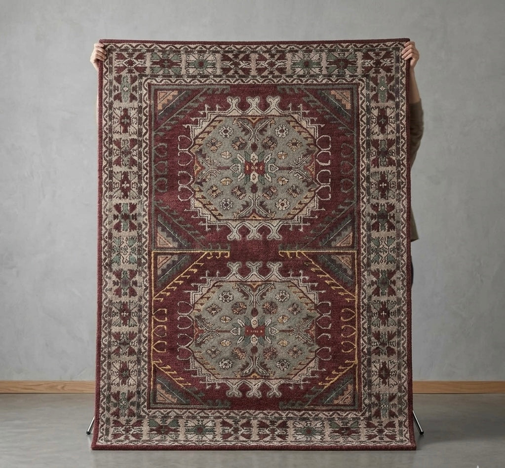 Hand-Tufted Premium Heritage Medallion Area Rug
