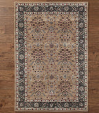 Elegant Hand-Tufted Floral Rug - Neutral Heritage Collection