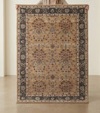 Elegant Hand-Tufted Floral Rug - Neutral Heritage Collection