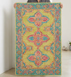 Premium Hand-Tufted Botanical Accent Rug